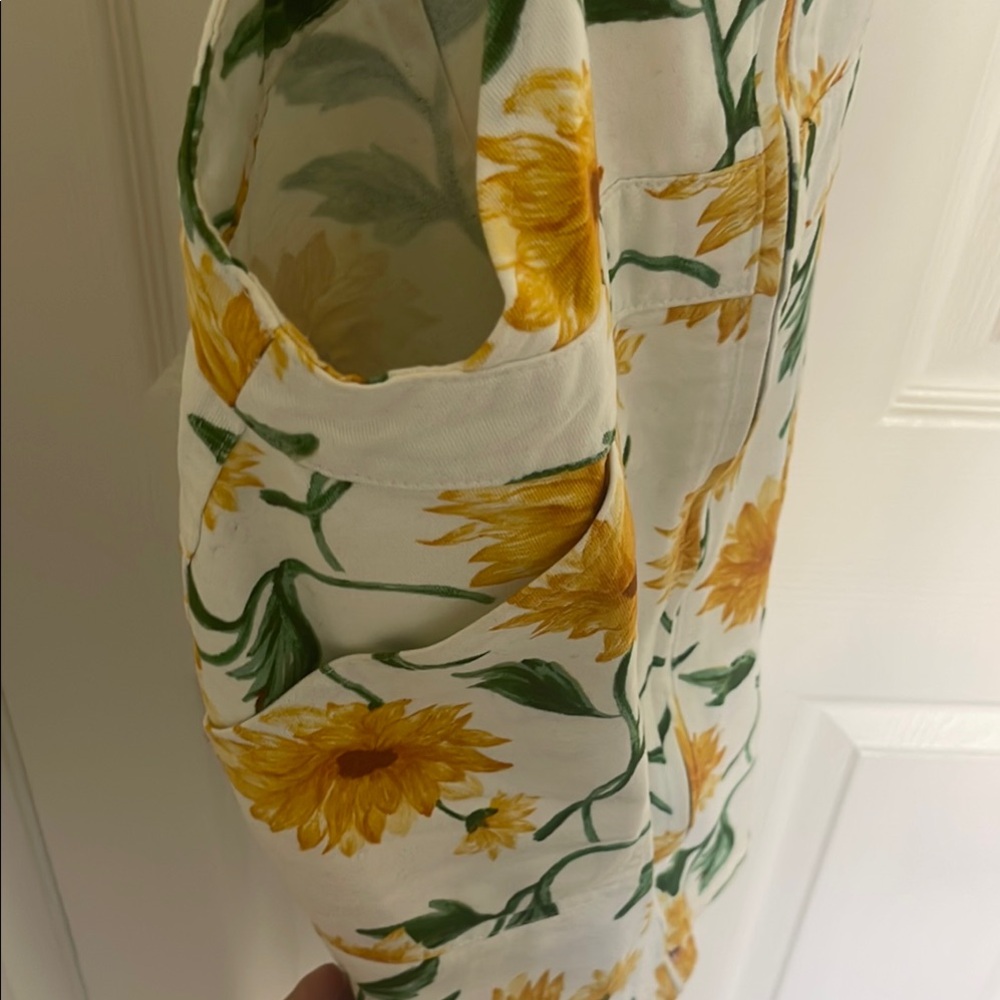 Forever 21 Floral Mini Dress - Yellow and Green - Picture 6 of 7